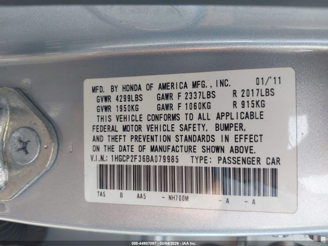 Honda Accord 2.4 Lx