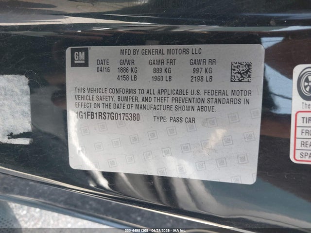 Chevrolet Camaro 1lt