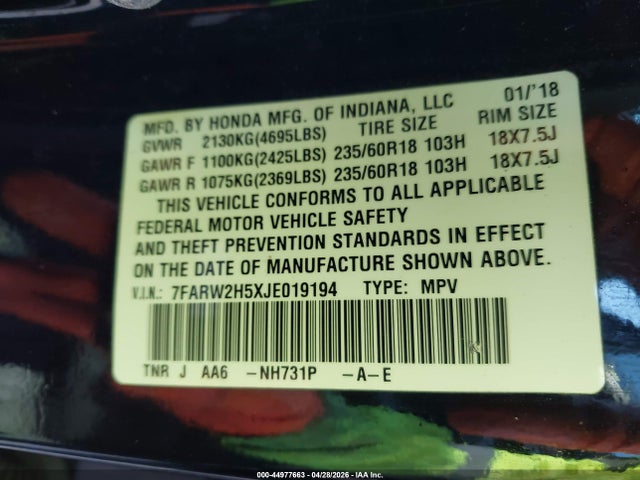 Honda CR-V Ex