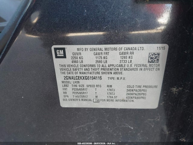 Chevrolet Equinox Lt