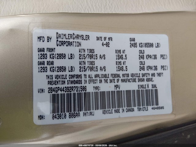Dodge Grand Caravan Sport