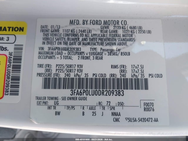 Ford Fusion Se