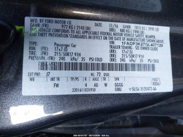 Ford Focus Se