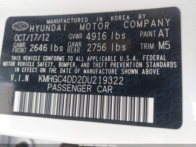 Hyundai Genesis 3.8