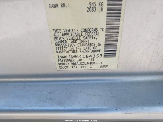 Nissan Altima S Fwd