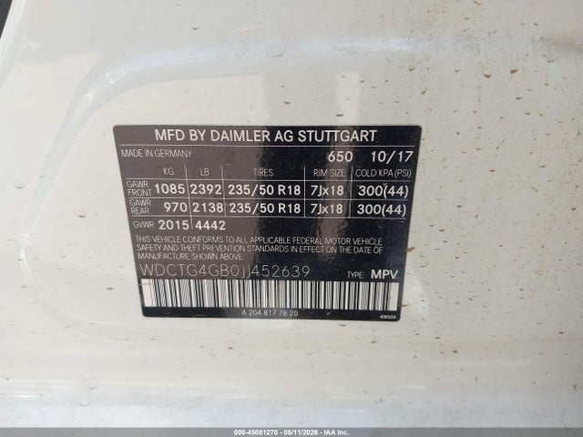 Mercedes-Benz GLA 4matic