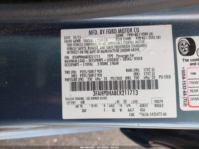 Ford Fusion Se