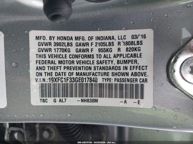 Honda Civic Ex-t