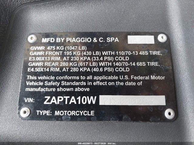 Piaggio Mp3 500