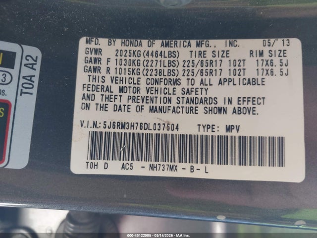 Honda CR-V Ex-l