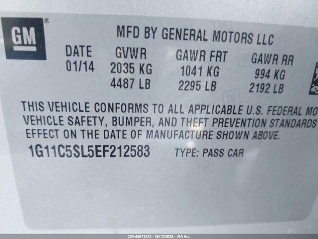 Chevrolet Malibu 1lt