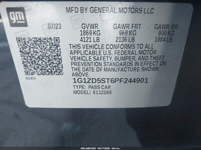 Chevrolet Malibu Fwd 1lt