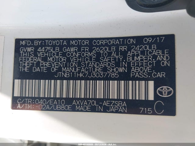 Toyota Camry Se