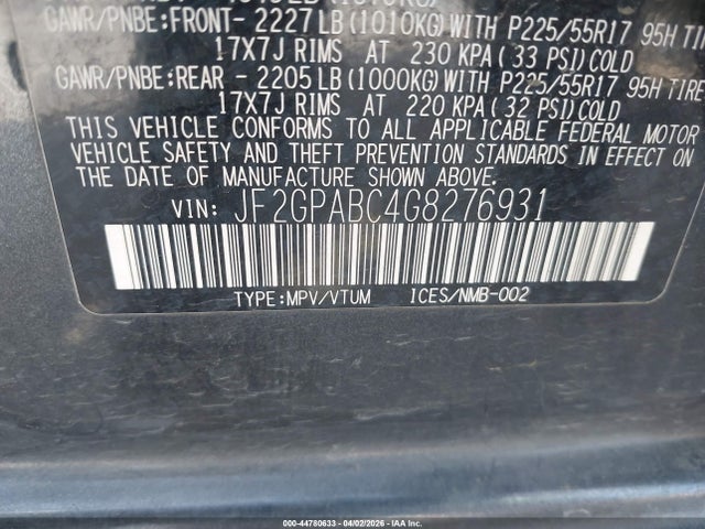 Subaru Crosstrek 2.0i Premium