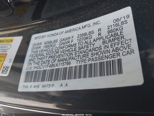 Honda Accord Ex