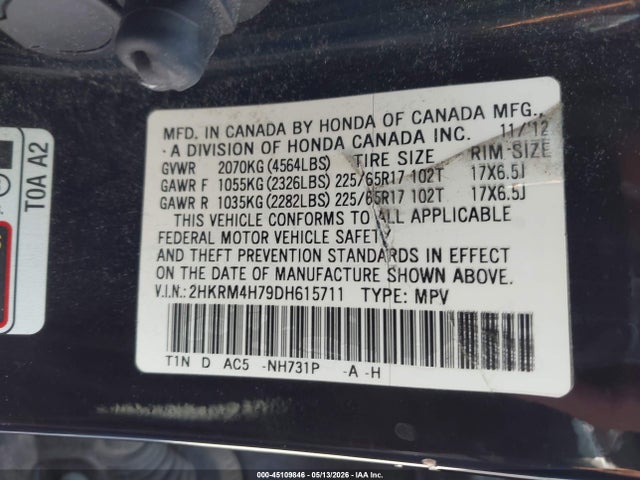 Honda CR-V Ex-l