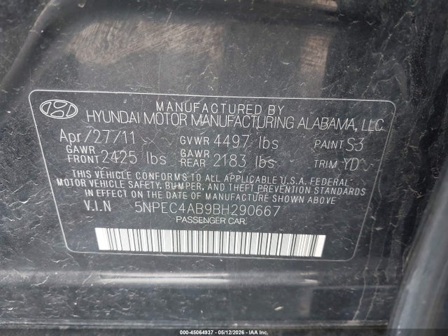 Hyundai SONATA Limited 2.0t
