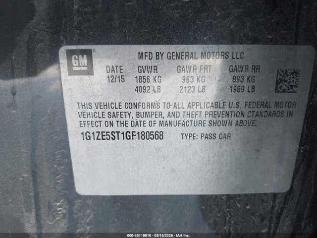 Chevrolet Malibu 1lt
