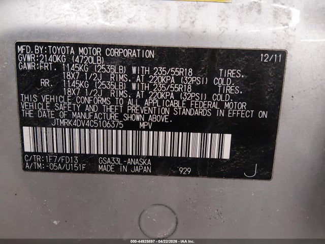 Toyota RAV4 Sport V6