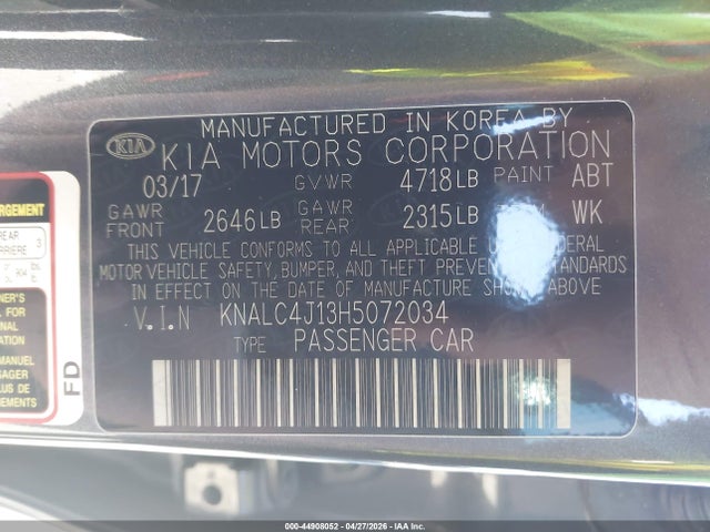 Kia Cadenza Technology