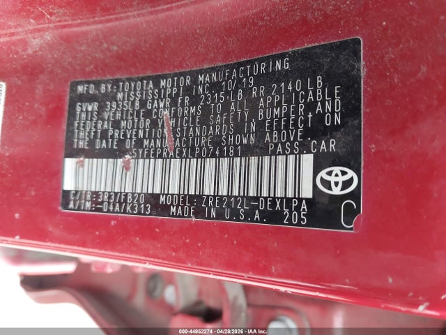 Toyota Corolla Le