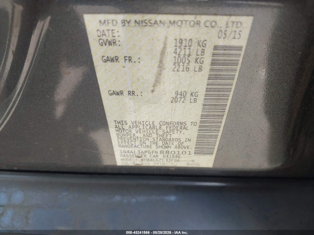Nissan Altima 2.5 S