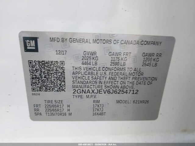 Chevrolet Equinox Lt