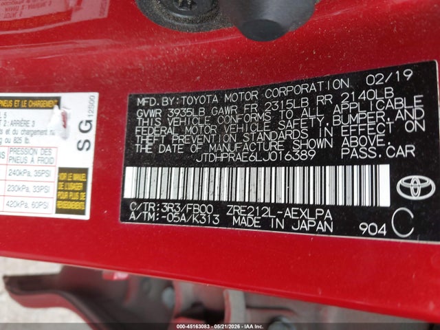 Toyota Corolla Le