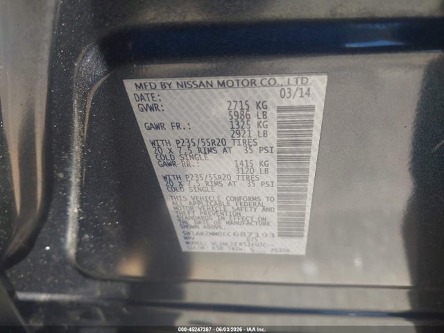Nissan Pathfinder Platinum