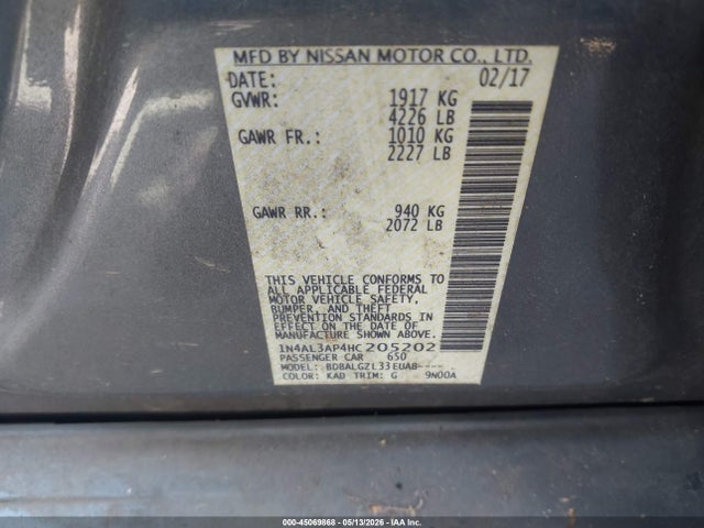Nissan Altima 2.5 S