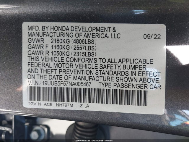 Acura TLX A-spec Package