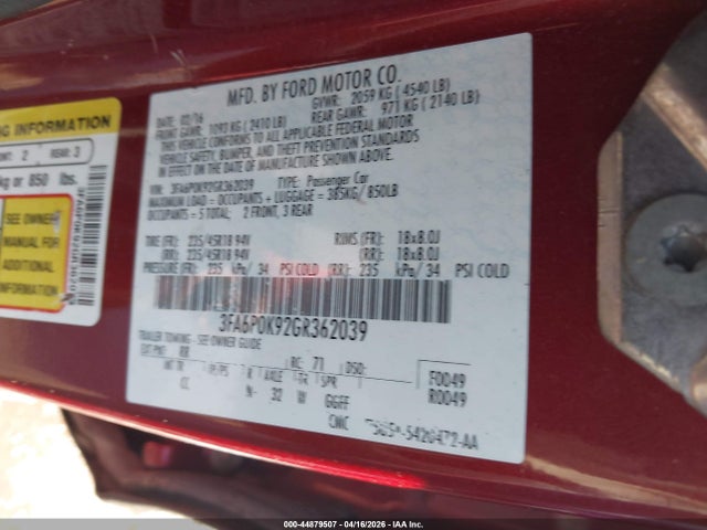 Ford Fusion Titanium