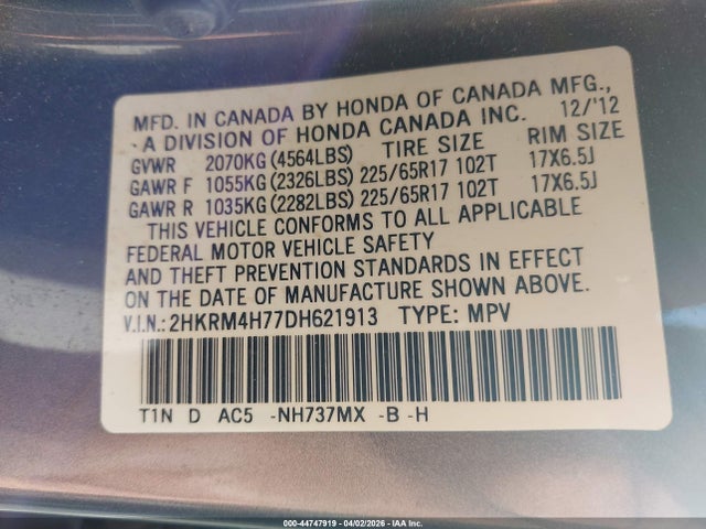 Honda CR-V Ex-l