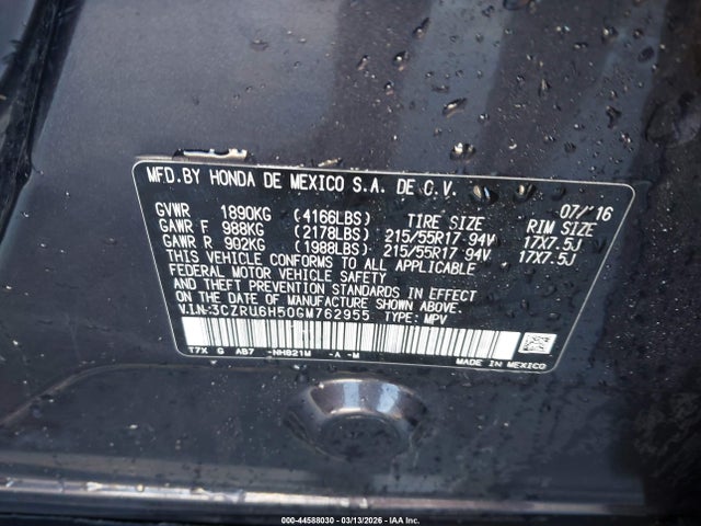Honda HR-V Ex