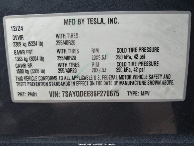 Tesla Model Y Long Range Dual Motor All-wheel Drive