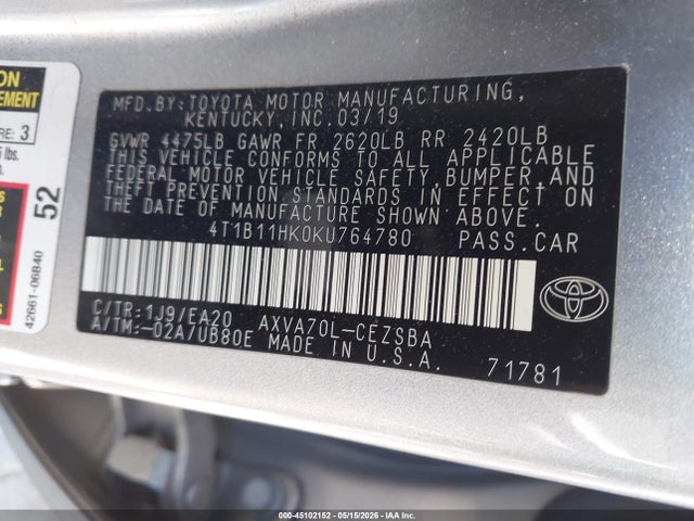 Toyota Camry Se