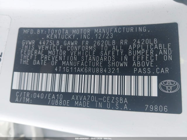 Toyota Camry Se