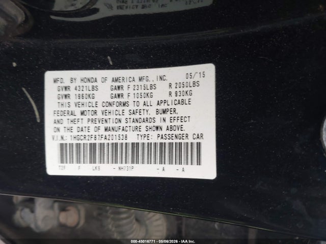Honda Accord Ex-l