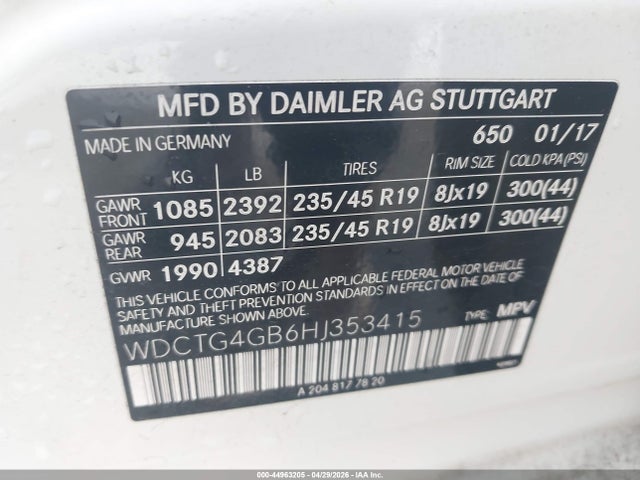 Mercedes-Benz GLA 4matic