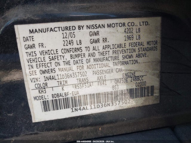 Nissan Altima 2.5 S