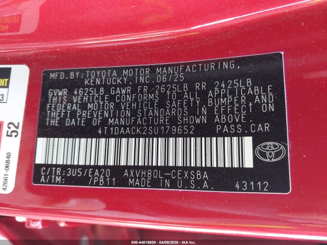 Toyota Camry Se