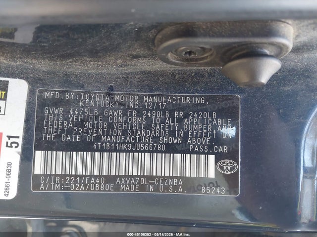 Toyota Camry Le