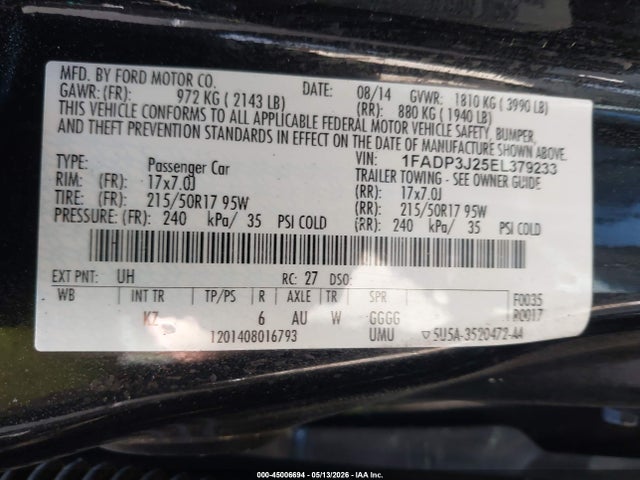 Ford Focus Titanium