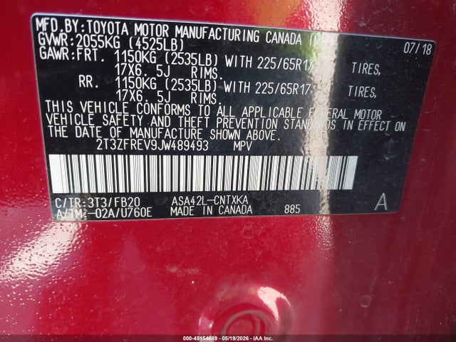 Toyota RAV4 Le