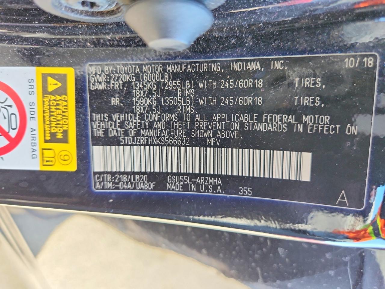 Toyota Highlander Xle