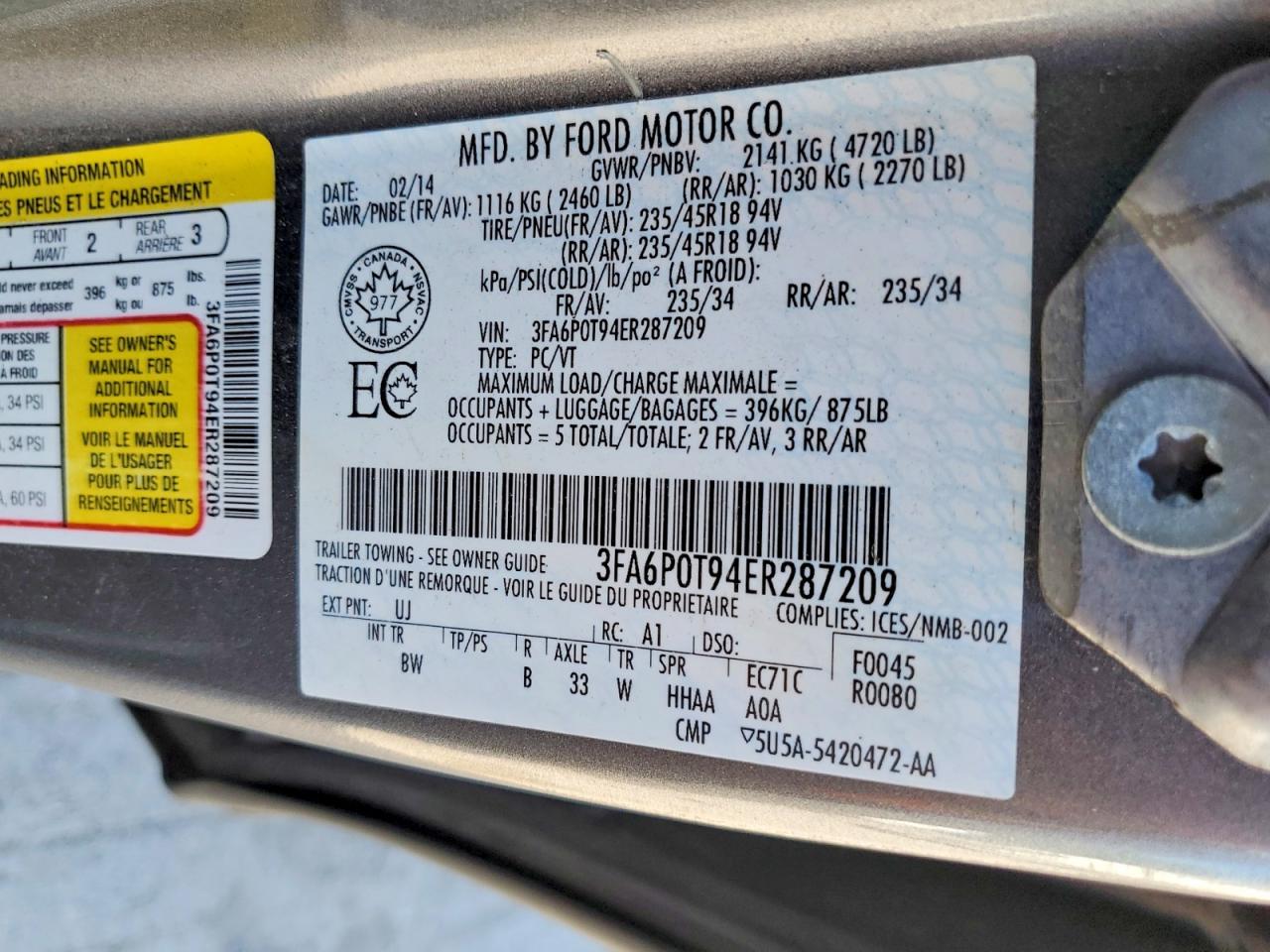 Ford Fusion Se