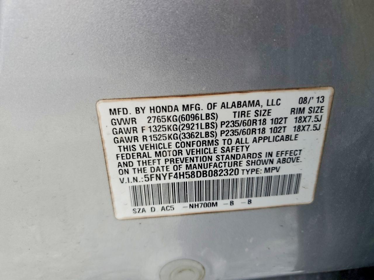 Honda Pilot Exl