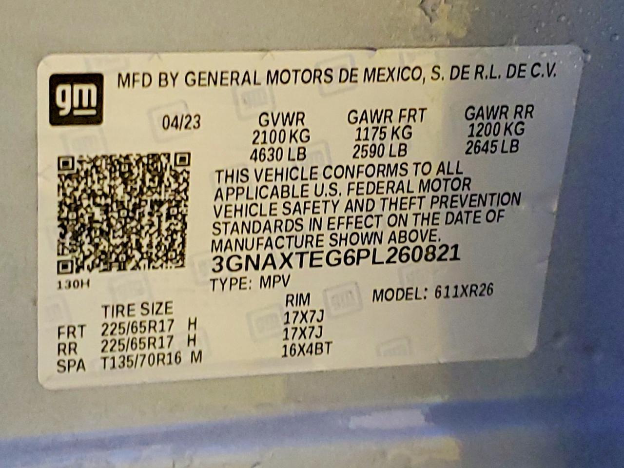Chevrolet Equinox Lt