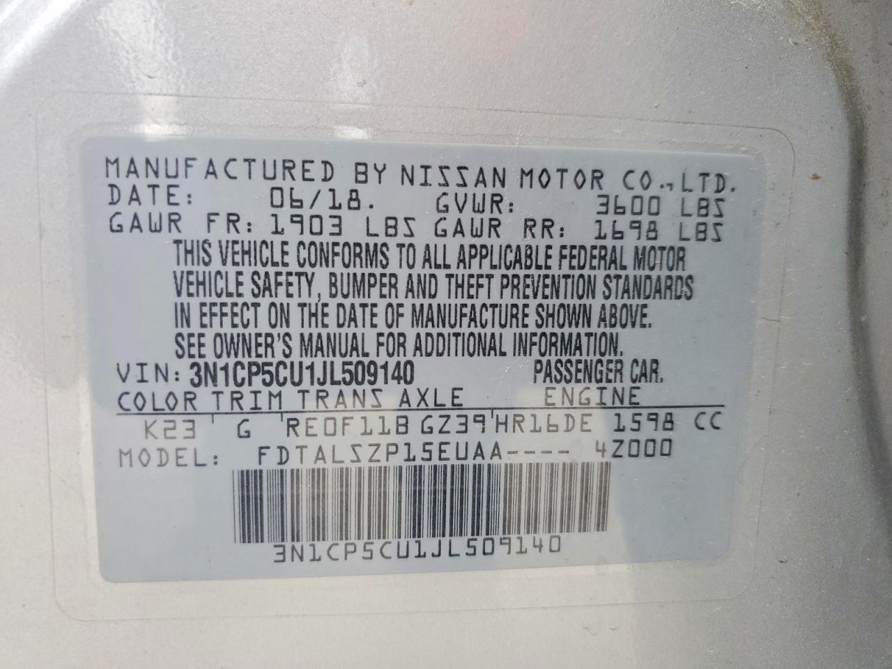 Nissan Kicks Sv