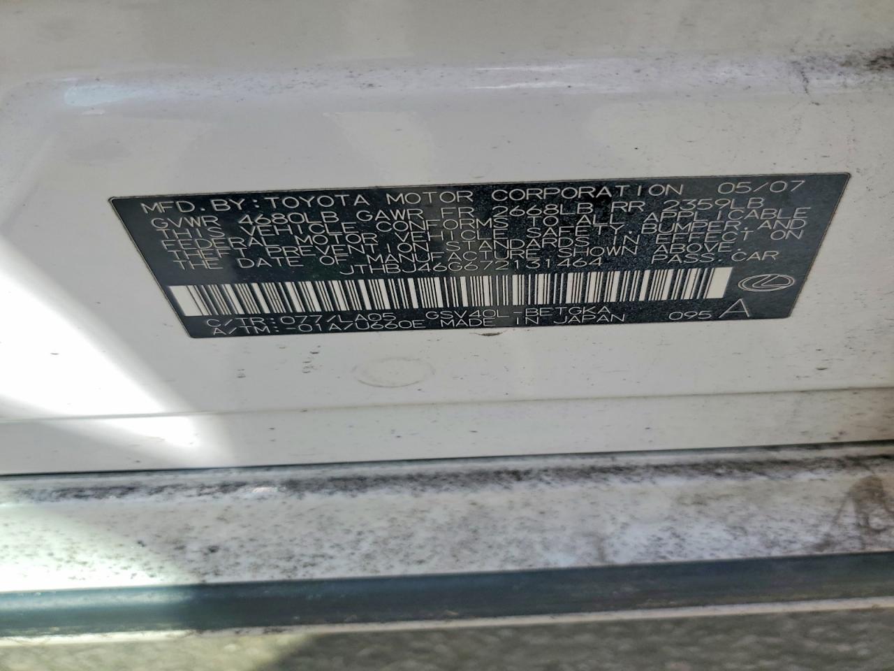Lexus Es Base